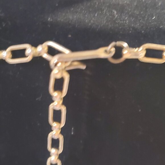 Vintage Thermoset Lucite Choker Necklace Earrings Set Orange Oval Gold Tone - Picture 11 of 12